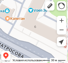 Схема проезда: Дневной стационар Поликлиники №10