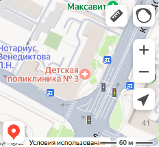 Схема проезда: Детская поликлиника №3 Поликлиники №10